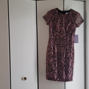 JS Collections navy & cute pink design size 4